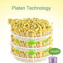 Bean Sprout Machine, Automatic Intelligent Germination Machine PTC Temperature Controller 360 Degree Sprinkler 3 Layers Seed Cereal Sprouting Machine