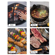 YUHUAWF Grill Outdoor Camping Indoor Grill Table Balcony Courtyard Domestic Charcoal Rack Carbon Brazier Heating and BBQ Grill