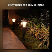Philips Hue Econic Outdoor Smart Pathway Light Black - 4 Pack LED Walkway Lights