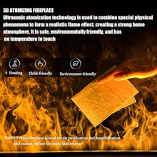 Multi-Colour RGB 3D Water Vapour Fireplace with Adjustable Brightness, Atomized Flame Effect, Automatic Water Refill, Remote and Touch Screen Control, Easy Install Design