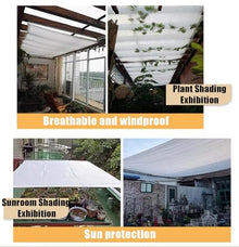 Outdoor Shade Net - Heavy-Duty UV Blocking Mesh Canopy for Sun Protection, Ideal for Patios, Balconies, Gardens, and Raised Beds