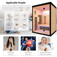 Heawarm 2-Person Far Infrared Sauna, Canadian Hemlock