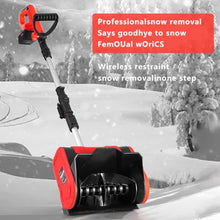 KJLYLPP Battery Snow Blower Detachable Design Cordless Snow Shovel, Adjustable Front Handle Lightweight and Portable, 20V 12-Inch 4-Ah Removable Battery