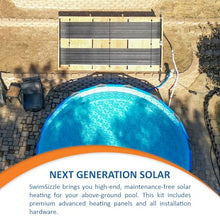 SolarPoolSupply Ultimate Above Ground Pool Solar Heater - All-In-One for Pool Size: 32-33ft Round/Up to 20’x40’ Oval
