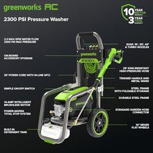Greenworks Pro 2300 PSI 2.3 GPM Electric Pressure Washer(SGS Certified)