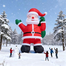 26FT Giant Inflatable Santa Claus Decoration with Built - in LED Lights for Christmas Outdoor Yard Lawn Garden