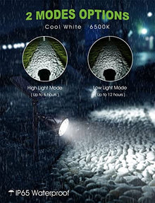 Solar Spot Lights Outdoor,2.5W Solar Panel and Bright 2 in 1 Waterproof Solar Powered Landscape Spotlights Wall Light for Garden Patio Yard Flag Pole Pool,Warm Light,6 pcs (Warm Light 8 pcs)