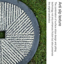 zktoermn 5 Pcs Gardener's Stepping Stone Retro Slate Stepping Stone for Garden Walkway,Outdoor Landscaping Décor & Lawn Pathway Steps(46x4.5x46cm)