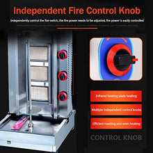 Multi-Function Gas Vertical Barbecue Oven with Large Capacity, Stainless Steel, Resistant, Rotating Barbecue Meat Roaster Grill Machine Rotisserie Grill for Home Use Infrared Roaster Oven