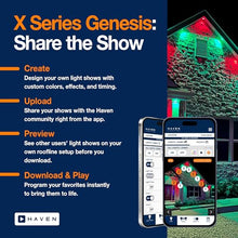 Haven Lighting X Series Genesis Roofline Kit with Track- Permanent Outdoor House Lights - Smart App Control - HOA Friendly - Premium Plug and Play Under Roof Installation - White, 240ft