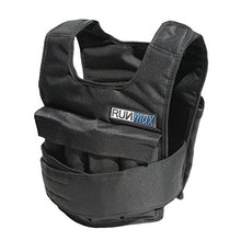 RUNmax Adjustable Weighted Vest with Shoulder Pads Option 150LBS Black
