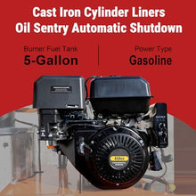 KoreJetMetal 4000 PSI Hot Water Pressure Washer, 4.0 GPM, 420cc Gas Engine with AR Pump, Commercial Heavy-Duty Power Washer for Trucks, Machinery, Concrete, Industrial Grease Removal