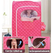YQDDM Portable Sauna Steam Tent, 2 Person, 1000W Indoor Box with Remote Control, Smart Timing Setting & Independent Zipper On Both Sides