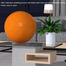 mirror finish garden ball,gazing balls, Garden Gazing Ball,Orange Gazing Ball,Stainless Steel Hollow Ball,Reflective Smooth Sphere for Garden Ornament,Size Optional (Color : Orange) ( Color : Orange