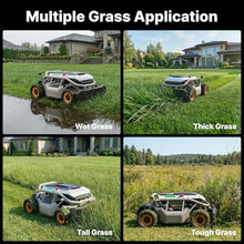Mowrator S1 4WD 18Ah Remote Control Lawn Mower, Wide Wheels, 40° Slope