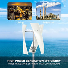 Vertical Helix Wind Power Turbine Generator Kit, 600W Portable Maglev Axis Wind Turbine Generator with Controller for Boats Cabins Mobile Homes,12V