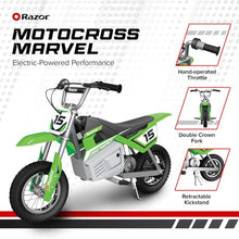 Razor MX400 Dirt Rocket Electric Motocross Motorcycle Green