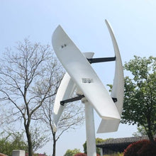 KK-GAL Wind Turbine Generator Kit with 3-Blade, Vertical Wind Power Turbine Generator Kit with Full Set of Equipment, Power Producer Equipment, Wind Power Generator for Marine, RV, Home,2000w 12v 2m