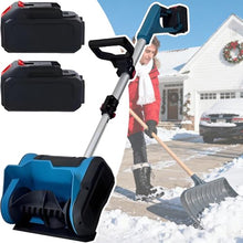 Lightweight Snow Blower –Electric Shovel for Snow Removal, 12.2" Wide ＆ 26ft Throw Electric Snow Plow– Detachable Design + Battery Poweredsnow Blower, for Deeks & Walkway