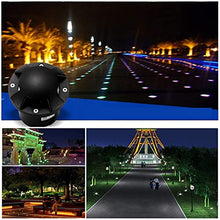 4PCS Outdoor Buried Lights - Ground LED Landscape Lights LED Underground Light IP66 Waterproof In-Ground Lights Garden Buried Light Patio Garden Corner Lawn Sp,Yellow Light-9W