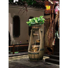GLigeT Outdoor Water Fountain Creative Floor Water Decoration,Outdoor Garden Fountain,Circulating Water Landscape Balcony Garden Home Decoration Outdoor Fountain
