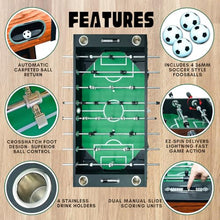 Freetime Fun 56" Adult Foosball Table Green Cabinet