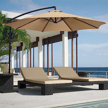 MXJCKSOQ Replacement Canopy for 6/8 Rib Umbrella UV Protection Waterproof Patio Shade Cover Ideal for Balcony Garden Pool and Beach - Grey 6 Ribs