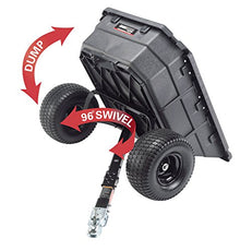 Ohio Steel 4048PS-ATV Poly Swivel ATV Dump Cart, 15 cu.ft., 1250 lb Load Capacity