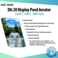 Scott Aerator DA-20 Pond Aerator Pump 1/2HP 230V with 100ft Cord