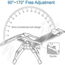 IIPOSAQQ Sun Lounger Adjustable Folding Recliner Sun Bed for Holiday Garden Beach Patio Lounge Camping Outdoor with Breathable Cushion Portable Reclining Garden Chairs Supports 200 Kg