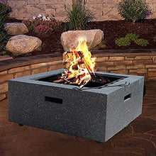 Outdoor Fire Pit Garden Terrace BBQ Leisure Table, Outdoor Cooking Fire Pit, Wood Burning Fire Bowl, Multifunctional Heating Fireplace (Size : Kit-2) ()