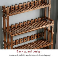 ARTUNV Hanging Ladder Plant Stand 4 Tier, Adjustable Flower Shelf with Rod
