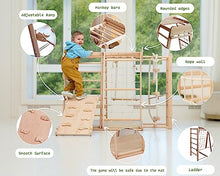 Wood And Hearts Indoor Montessori Play Gym Beige