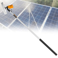 iumLeap Photovoltaic Panel Cleaning Tool, Solar Panel Cleaning Rotating Brush,Electric Water Fed Brush, for Exterior Walls, Windows Glass(Powered-3.5m)
