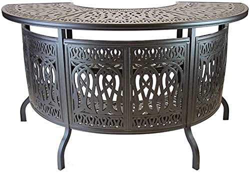 Patioland Elizabeth Outdoor Party Bar Cast Aluminum (Bar Table only)