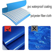 GRRICEPL Pool Above Ground, Round Canvas Fish Pond Pool, Indoor Free-Standing Pond for Fish Farming, with Metal Bracket, Thickening Pool (Color : Blue, Size : 1.5x1m)