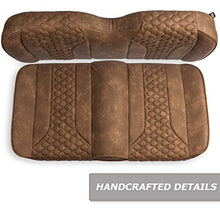 MODZ® FS2 Custom Golf Cart Front Seat for ICON [20,i20L,i40 & i40L] - [Add $40] - Brown Base - Hex Pattern Hex