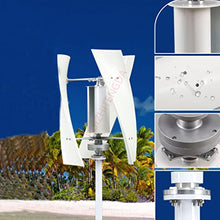 HUIZHITENGDA 1000W 12V 24V 48V Portable Wind Power Turbine Generator Vertical Wind Turbine with Charge Controller for Outdoor Courtyard Use and Wind Turbine Systems,12v