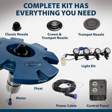 Airmax EcoSeries Floating Fountain, 1/2 HP with Color Changing LED Kit