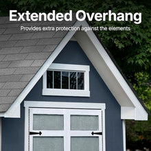 ShedMaster Linea 10x12 Do-It-Yourself Wooden Storage Shed with Floor Kit - Does not Include Paint or Roofing Shingles