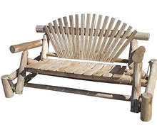Furniture Barn USA White Cedar Log 5' Glider White