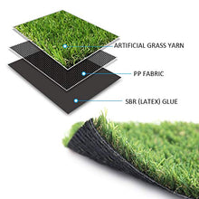 Griclner Artificial Grass Lawn Turf 0.8inch 15FTx97FT for Pets Indoor Outdoor