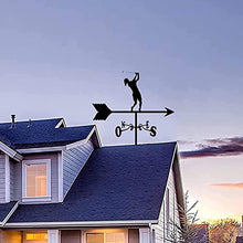Simple and Strong Rooftop Weathervane Wind Vane Steel Weathervane Roof Vane Measuring Tools Weather Vane Metal Ornament Wind Vane. (Rv)
