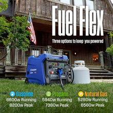 Westinghouse 8200 Peak Watt Tri-Fuel Portable Inverter Generator, Remote Electric Start, Transfer Switch Ready, Gas, Propane, Natural Gas, Low THD, Safe for Electronics, Parallel Capable, CO Sensor