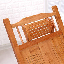 JKSVTF Furniture Rocking Chair, Foldadble Bamboo Rocking Chair Recliner Home Indoor and Outdoor Lounge Chair Balcony Rocking Chair Recliner Lazy Leisure Chair Lunch Break Siesta Pa