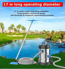 WZUOPG Swimming Pool Automatic Vacuum Cleaner, Swimming Pool Underwater Vacuum Cleaner with Suction Head and Sewage Pipe, Septic Tank Bottom Cleaning Equipment