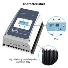 EPEVER 80A MPPT Solar Charge Controller Tracer-an Series High-Power Charge Controllers Compatible with 12V/24V/36V/48V Lead-Acid and Lithium Batteries (80A)