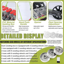 Garden Corn Soybean Seeder, Hand-Pushed Vegetable Planter For Small Farms