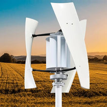 HTIANMM Wind Turbine Generator 6000W, 12V-48V Vertical Helix Wind Power Turbine Kit with Charge Controller for Marine, RV, Home