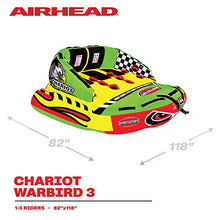 SportsStuff Chariot Warbird 3 Towable Tube Yellow